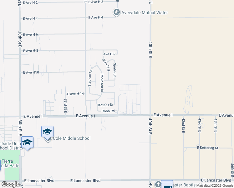 map of restaurants, bars, coffee shops, grocery stores, and more near 45324 Spahn Lane in Lancaster