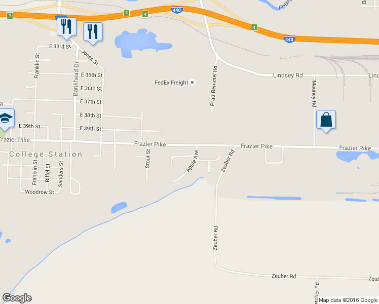 map of restaurants, bars, coffee shops, grocery stores, and more near 4 Red Apple Cove in Little Rock