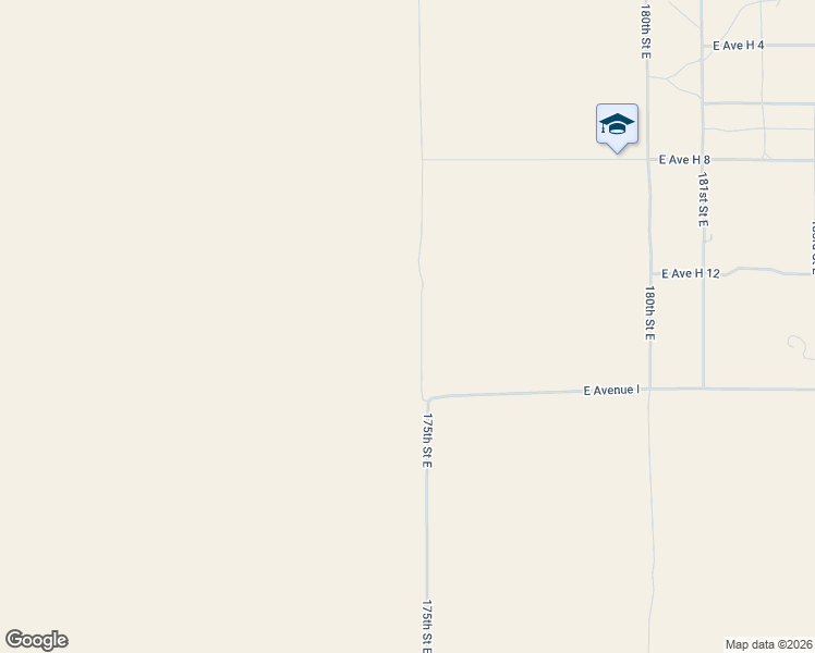 map of restaurants, bars, coffee shops, grocery stores, and more near 175 Avenue H12 in Lancaster