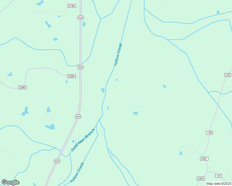 map of restaurants, bars, coffee shops, grocery stores, and more near 485 Mississippi 365 in Tishomingo