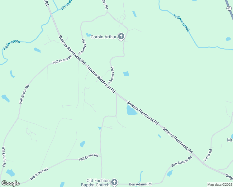 map of restaurants, bars, coffee shops, grocery stores, and more near 2203 Smyrna Ramhurst Road in Chatsworth