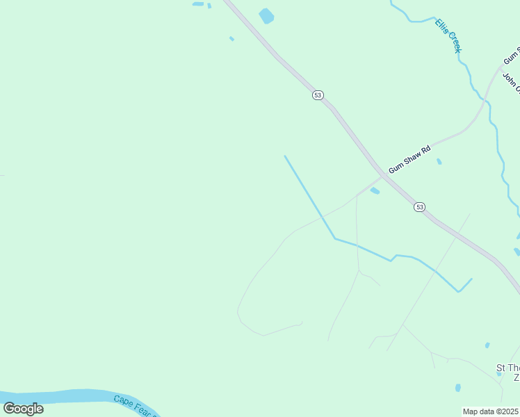 map of restaurants, bars, coffee shops, grocery stores, and more near Porkys Lane in Bladen County
