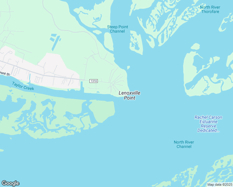 map of restaurants, bars, coffee shops, grocery stores, and more near 2680 Lennoxville Road in Beaufort
