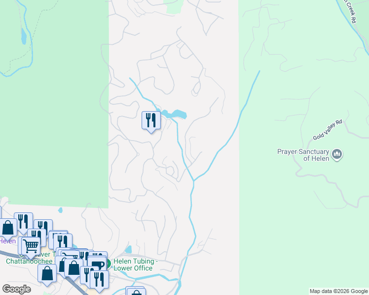 map of restaurants, bars, coffee shops, grocery stores, and more near 36 Vienna Ring in Helen