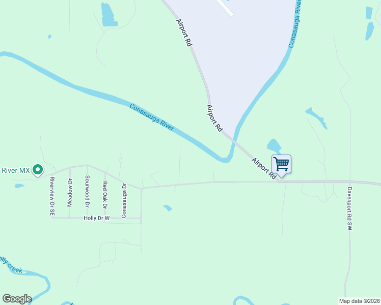 map of restaurants, bars, coffee shops, grocery stores, and more near 3950 Brown Bridge Road Southeast in Dalton