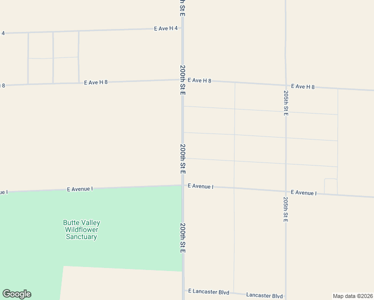 map of restaurants, bars, coffee shops, grocery stores, and more near 45310 200th Street East in Lancaster