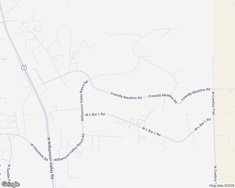 map of restaurants, bars, coffee shops, grocery stores, and more near 3725 Friendly Meadow Road in Prescott