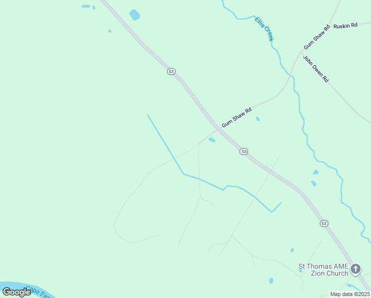 map of restaurants, bars, coffee shops, grocery stores, and more near 164 Pearl Lloyd Road in White Oak