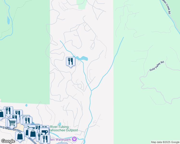 map of restaurants, bars, coffee shops, grocery stores, and more near 36 Vienna Ring in Helen