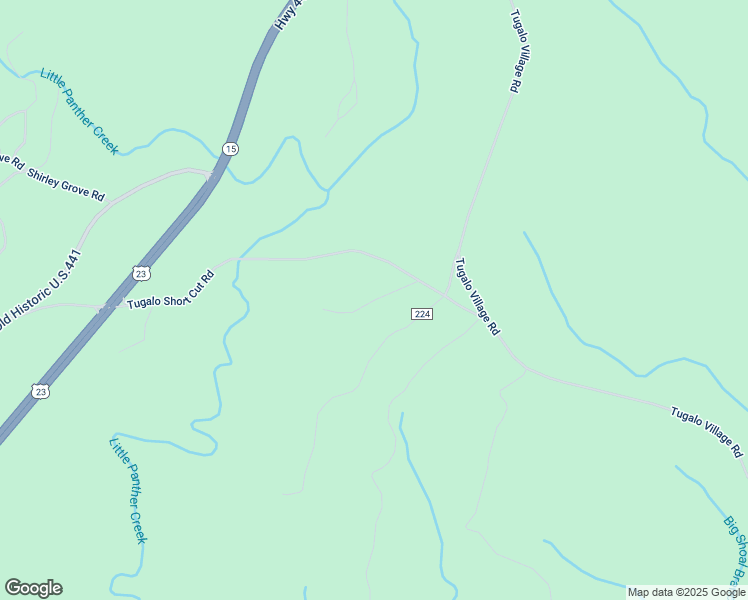 map of restaurants, bars, coffee shops, grocery stores, and more near Hilltop Lane in Habersham County