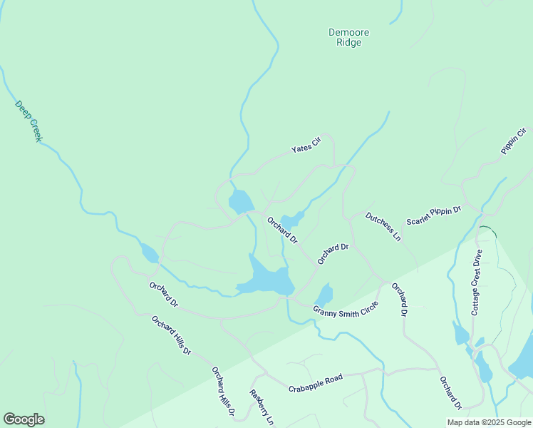 map of restaurants, bars, coffee shops, grocery stores, and more near Golden Delicious Road in Habersham County