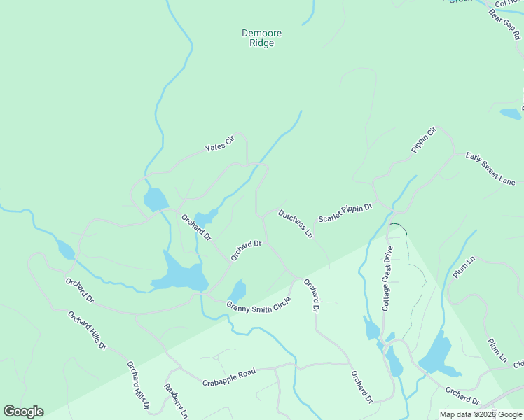 map of restaurants, bars, coffee shops, grocery stores, and more near 361 McIntosh Road in Clarkesville