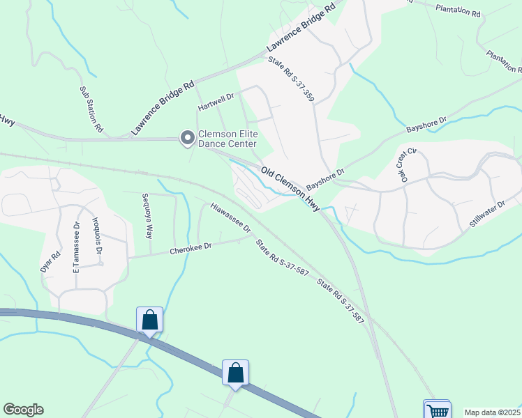 map of restaurants, bars, coffee shops, grocery stores, and more near 298 Ustorit Drive in Seneca