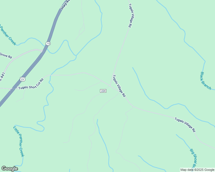 map of restaurants, bars, coffee shops, grocery stores, and more near Hilltop Lane in Habersham County