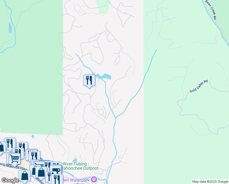 map of restaurants, bars, coffee shops, grocery stores, and more near 34 Vienna Ring in Helen