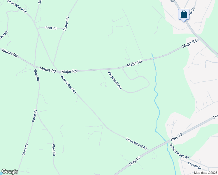 map of restaurants, bars, coffee shops, grocery stores, and more near 531 Major Road in Piedmont