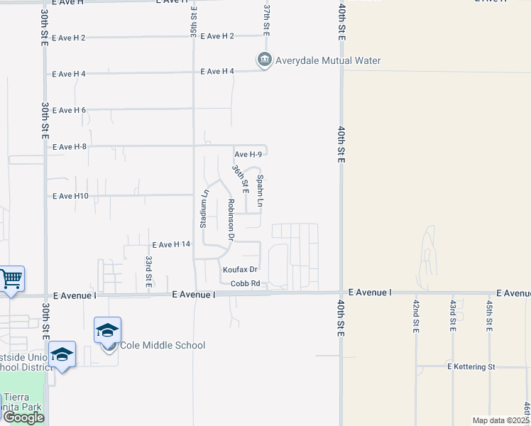 map of restaurants, bars, coffee shops, grocery stores, and more near 45412 Spahn Lane in Lancaster