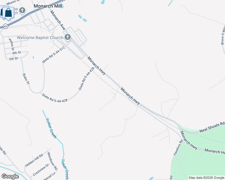 map of restaurants, bars, coffee shops, grocery stores, and more near 766 Monarch Highway in Union