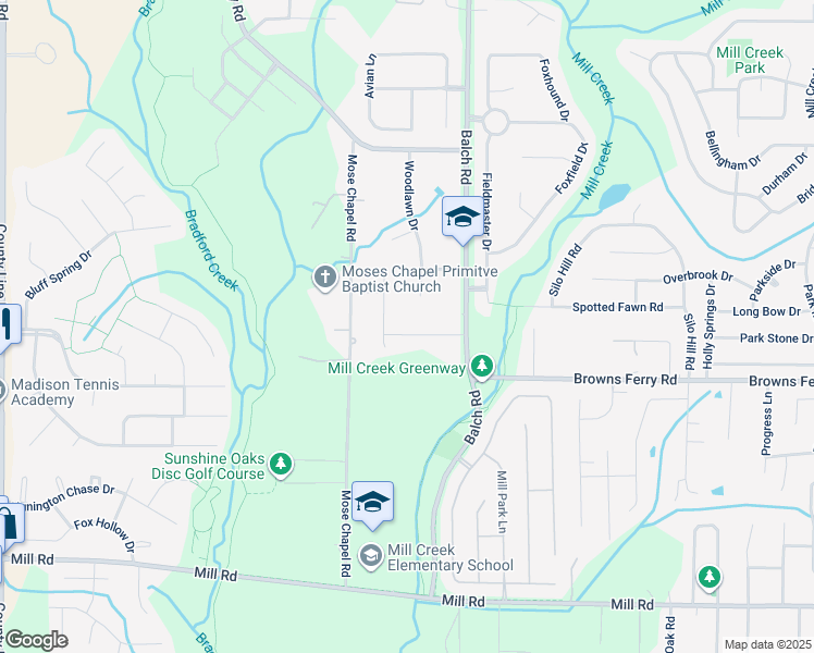 map of restaurants, bars, coffee shops, grocery stores, and more near 112 Neldabrook Way in Madison