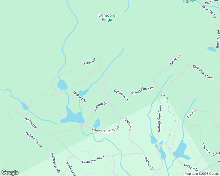 map of restaurants, bars, coffee shops, grocery stores, and more near 399 McIntosh Road in Clarkesville