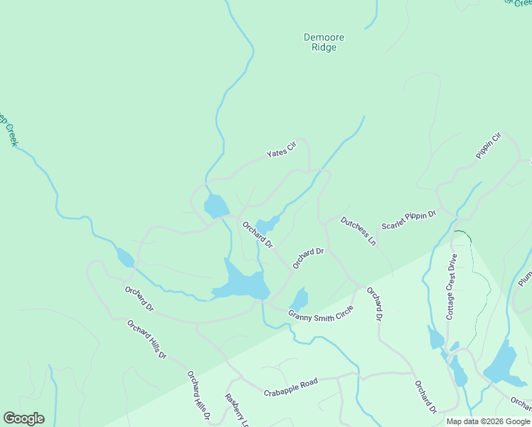 map of restaurants, bars, coffee shops, grocery stores, and more near 404 Golden Delicious Road in Clarkesville