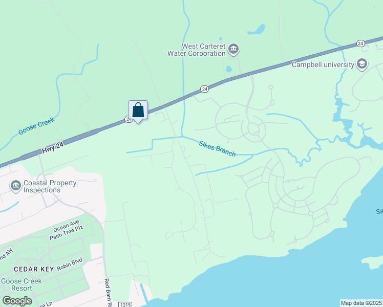 map of restaurants, bars, coffee shops, grocery stores, and more near 201 J Bell Lane in Newport