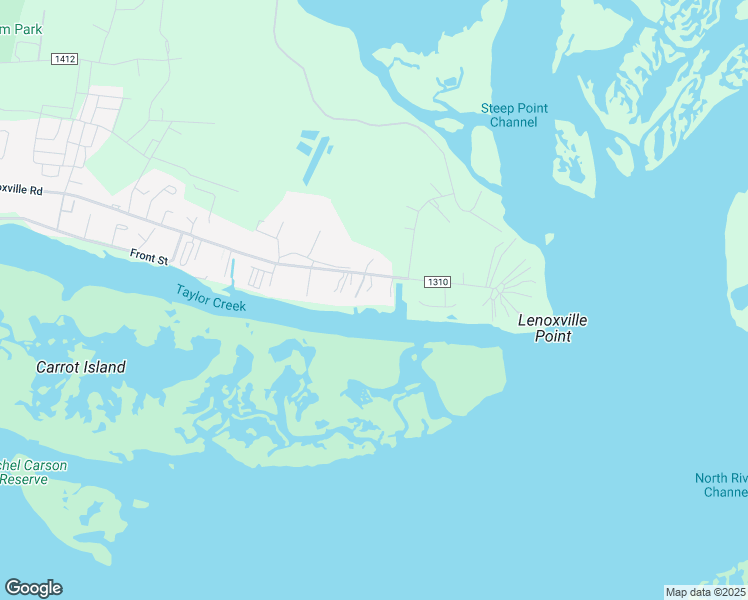 map of restaurants, bars, coffee shops, grocery stores, and more near 2572 Lennoxville Rd in Beaufort
