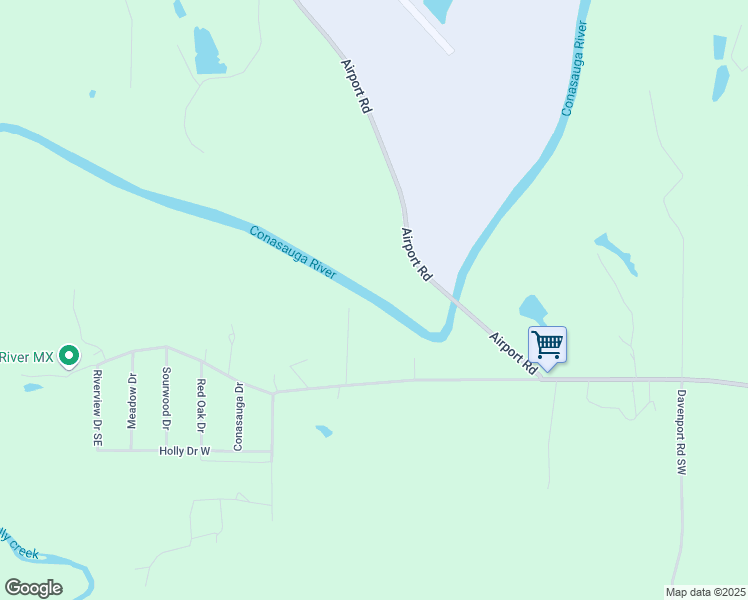 map of restaurants, bars, coffee shops, grocery stores, and more near 3950 Brown Bridge Road Southeast in Dalton