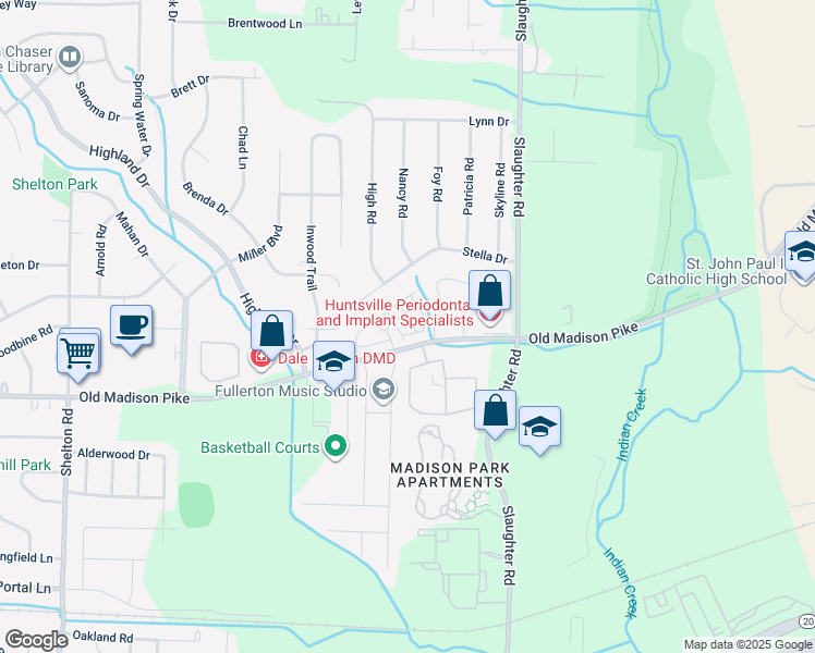 map of restaurants, bars, coffee shops, grocery stores, and more near 112 Bentworth Lane in Madison