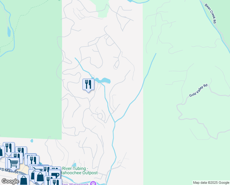 map of restaurants, bars, coffee shops, grocery stores, and more near 34 Vienna Ring in Helen