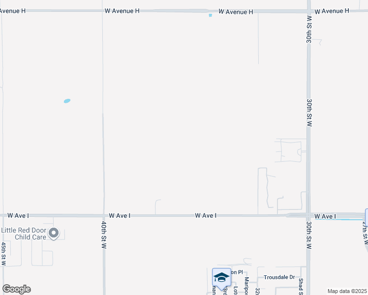map of restaurants, bars, coffee shops, grocery stores, and more near 2 West Avenue H-10 in Lancaster