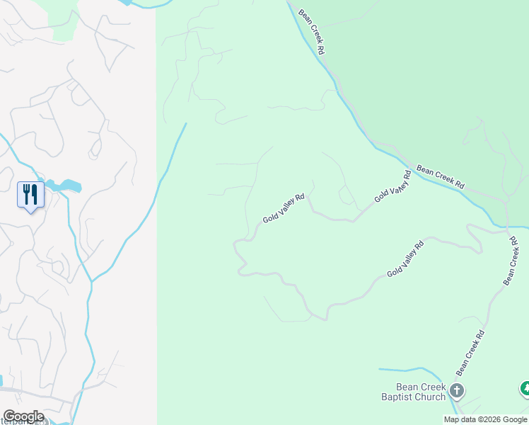 map of restaurants, bars, coffee shops, grocery stores, and more near 664 Gold Valley Road in Sautee Nacoochee