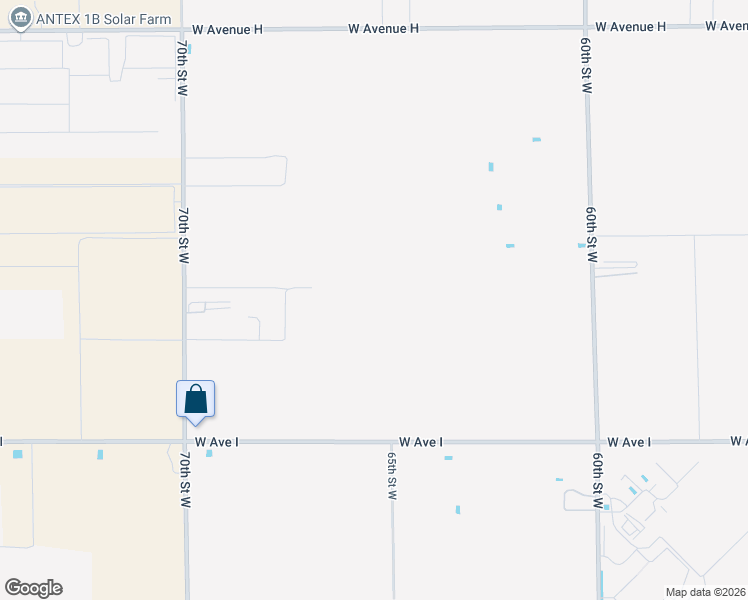 map of restaurants, bars, coffee shops, grocery stores, and more near 65 East Avenue H in Lancaster