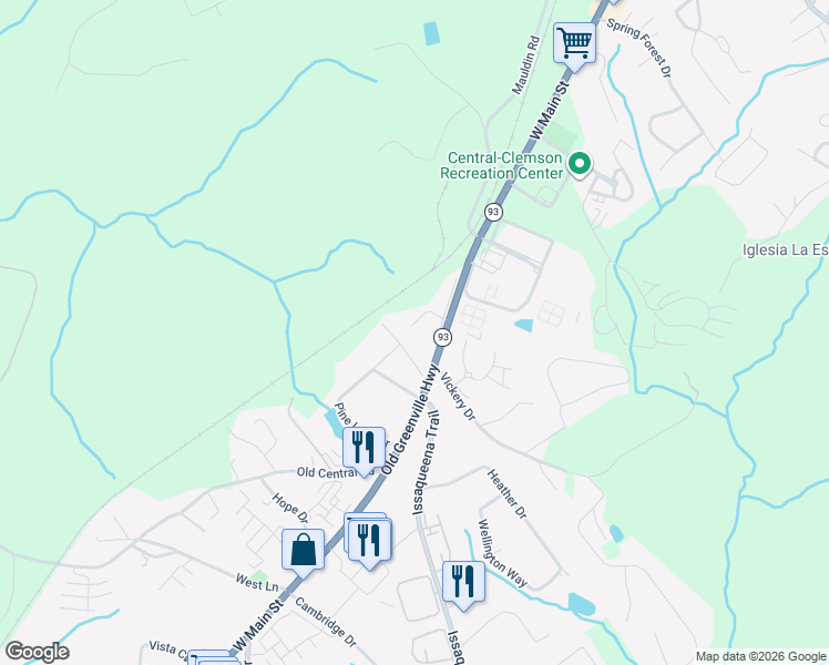 map of restaurants, bars, coffee shops, grocery stores, and more near 128 Morris Street in Central