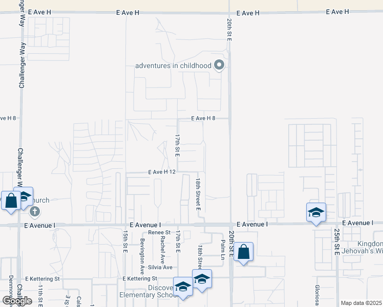 map of restaurants, bars, coffee shops, grocery stores, and more near 1730 Polo Court in Lancaster