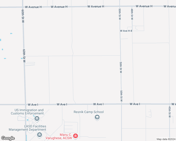 map of restaurants, bars, coffee shops, grocery stores, and more near Avenue H 10 in Lancaster