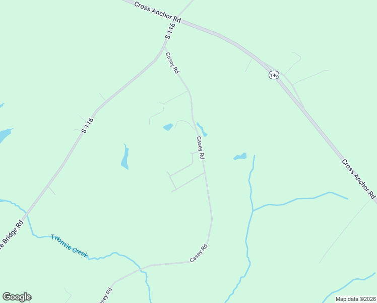 map of restaurants, bars, coffee shops, grocery stores, and more near 312 Casey Road in Woodruff