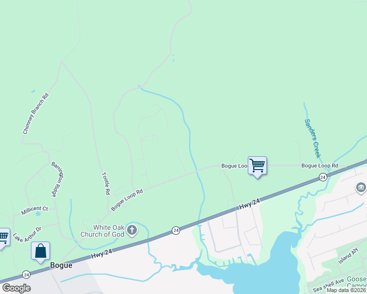 map of restaurants, bars, coffee shops, grocery stores, and more near 116 Wild Oak Drive in Newport
