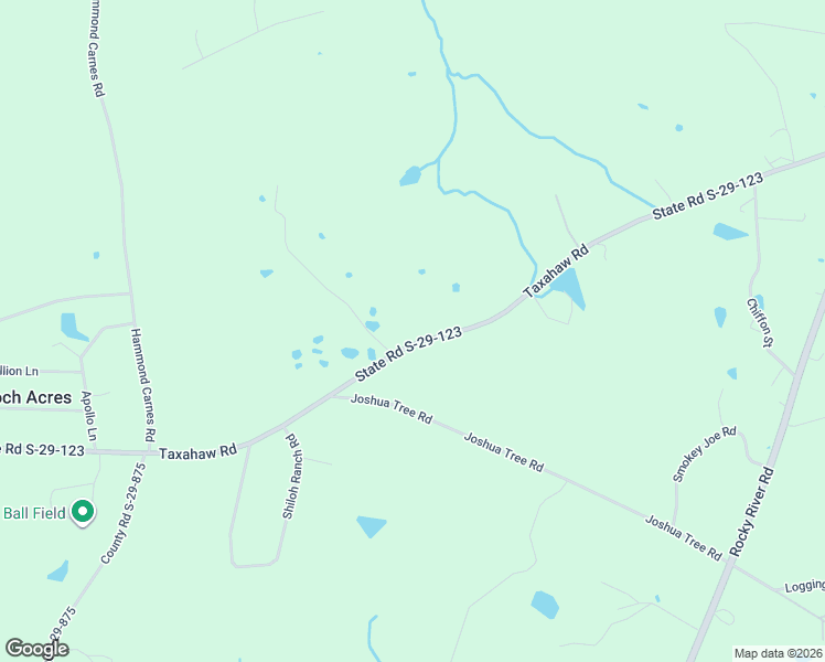 map of restaurants, bars, coffee shops, grocery stores, and more near 3989 Taxahaw Road in Lancaster