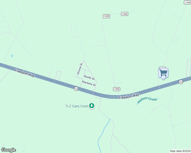 map of restaurants, bars, coffee shops, grocery stores, and more near 24 Windsor Drive in Hubert