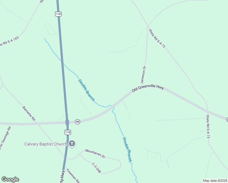 map of restaurants, bars, coffee shops, grocery stores, and more near 109 Jameson Drive in Liberty