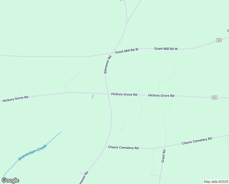map of restaurants, bars, coffee shops, grocery stores, and more near 3140-3152 Ebenezer Road in Wallace