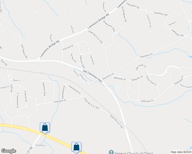 map of restaurants, bars, coffee shops, grocery stores, and more near 101 Dubois Circle in Seneca