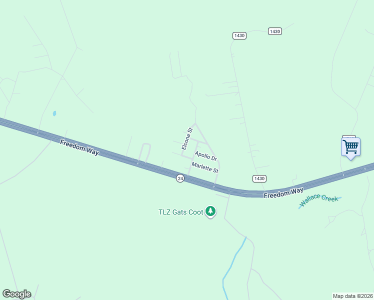 map of restaurants, bars, coffee shops, grocery stores, and more near 8 Elcona Street in Hubert