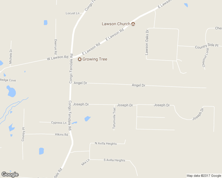 map of restaurants, bars, coffee shops, grocery stores, and more near 1135 Angel Drive in Alexander