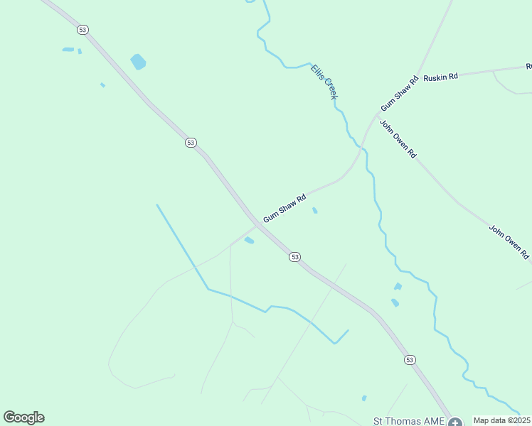map of restaurants, bars, coffee shops, grocery stores, and more near 17 Gum Shaw Road in White Oak