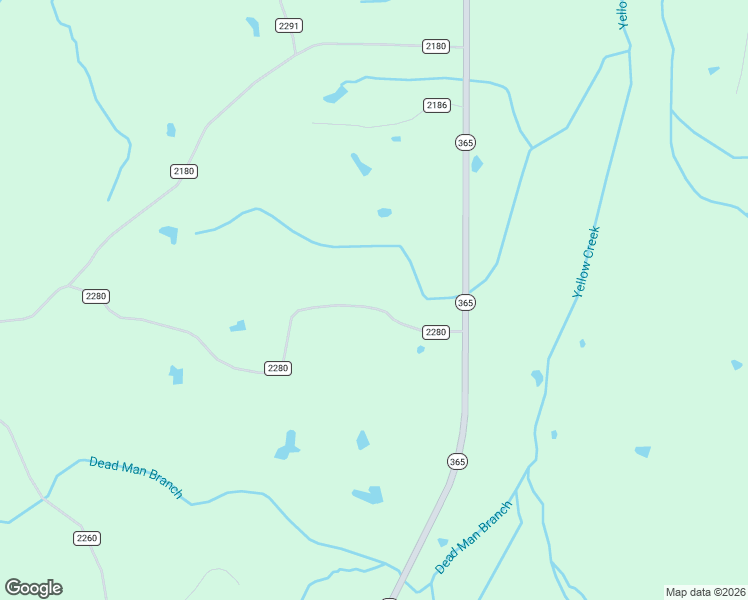 map of restaurants, bars, coffee shops, grocery stores, and more near 90 County Road 2280 in Booneville