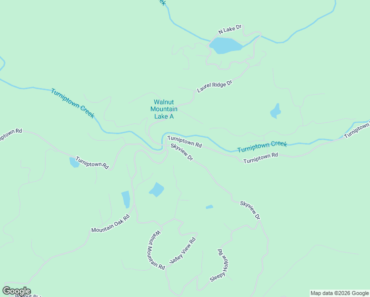 map of restaurants, bars, coffee shops, grocery stores, and more near 190 Skyview Drive in Ellijay
