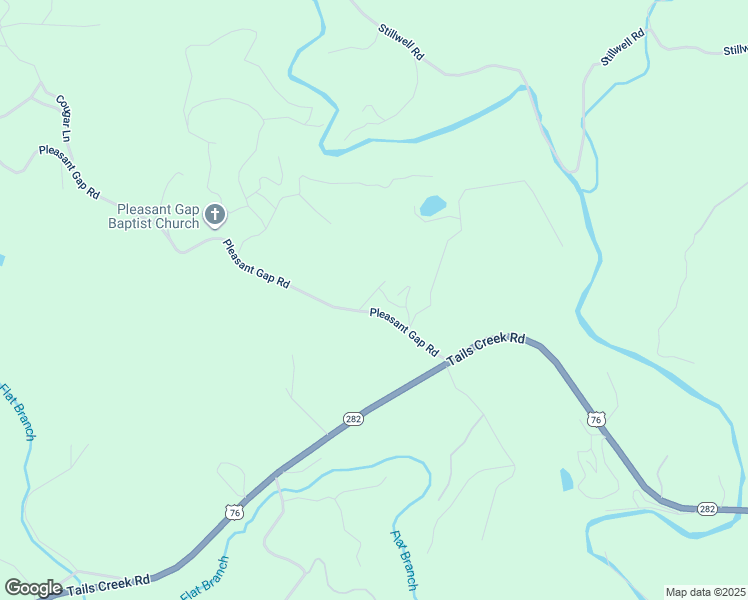 map of restaurants, bars, coffee shops, grocery stores, and more near Pleasant Gap Road in Ellijay