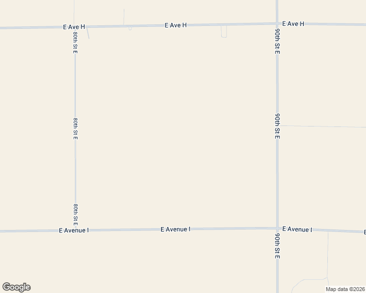 map of restaurants, bars, coffee shops, grocery stores, and more near 85th Street East in Lancaster